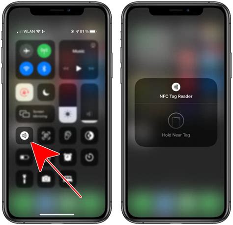 nfc reader not in control center|enable nfc on iphone.